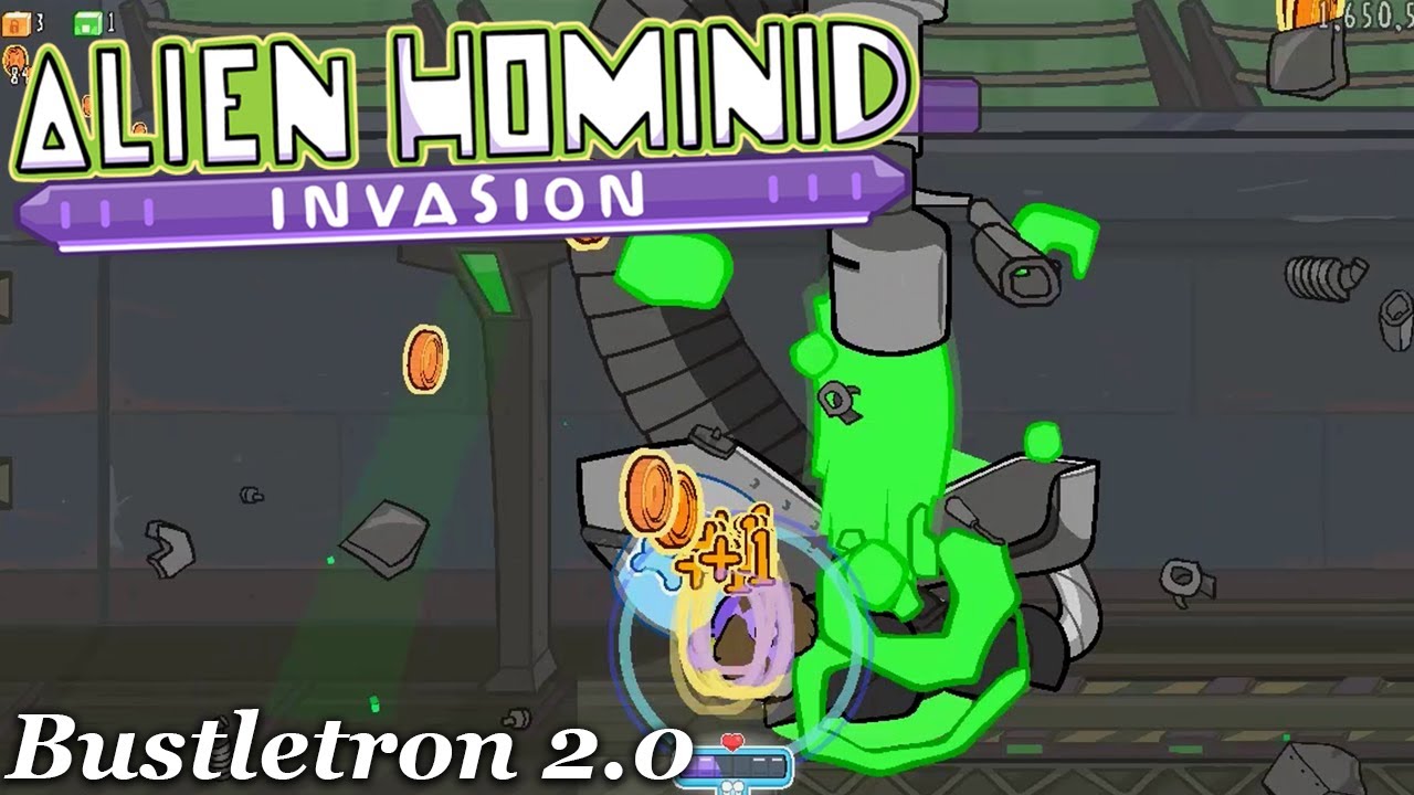 【 HQ3 Boss 】Bustletron 2.0, Spinner Of Wheel & Fists【 Alien Hominid Invasion 】
