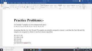 Practice Problem on k-means clustering | Part 2 | MATLAB
