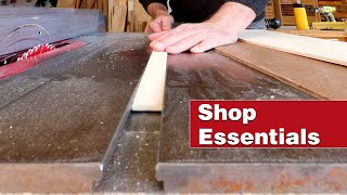 The simplest table saw crosscut sled on YouTube. Essential woodworking shop project.