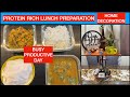 PROTEIN RICH LUNCH VLOG | chicken खाने को नहीं मिल रहा, इसलिए ये yummy sabzi बना दी