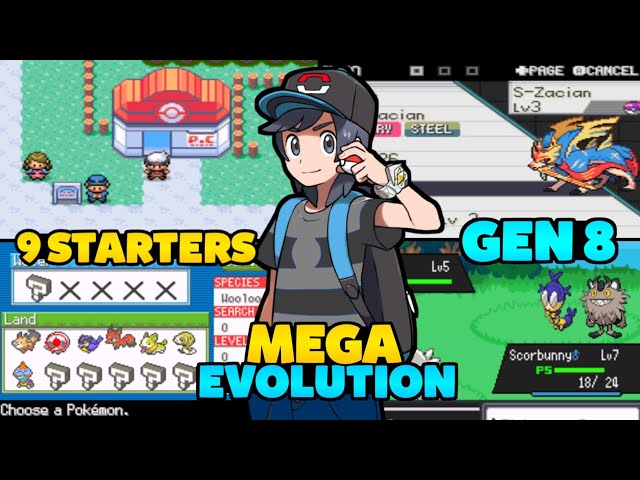 New GBA Rom Hack 2020 Emerald Randomizer with Gen 8 Pokemon, Galar