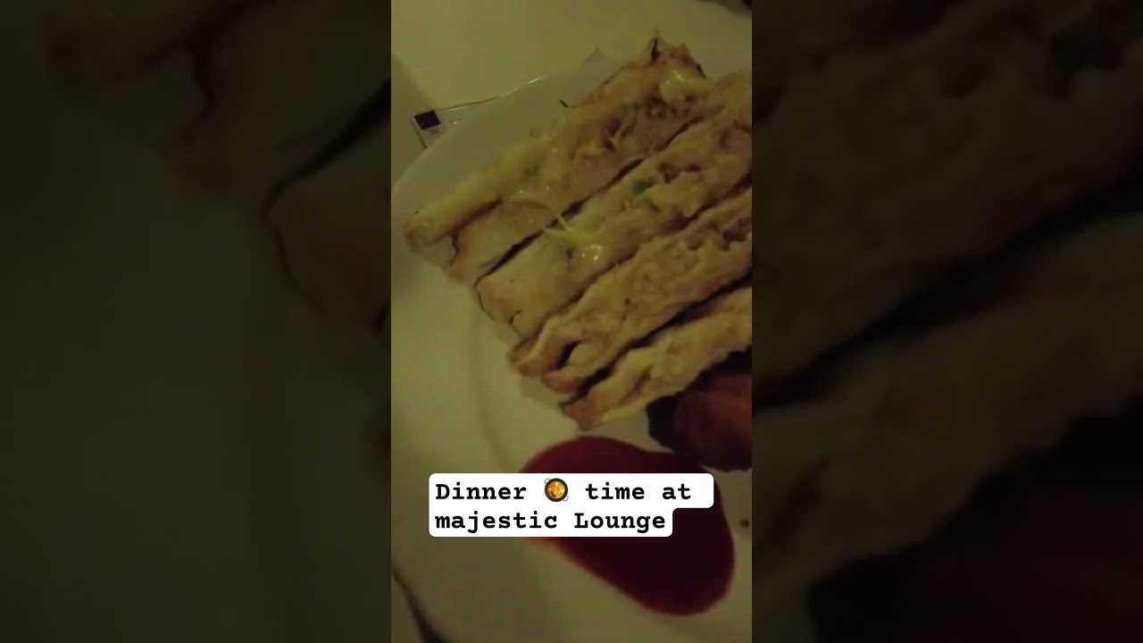 Dinner time at majestic lounge karachi Airport