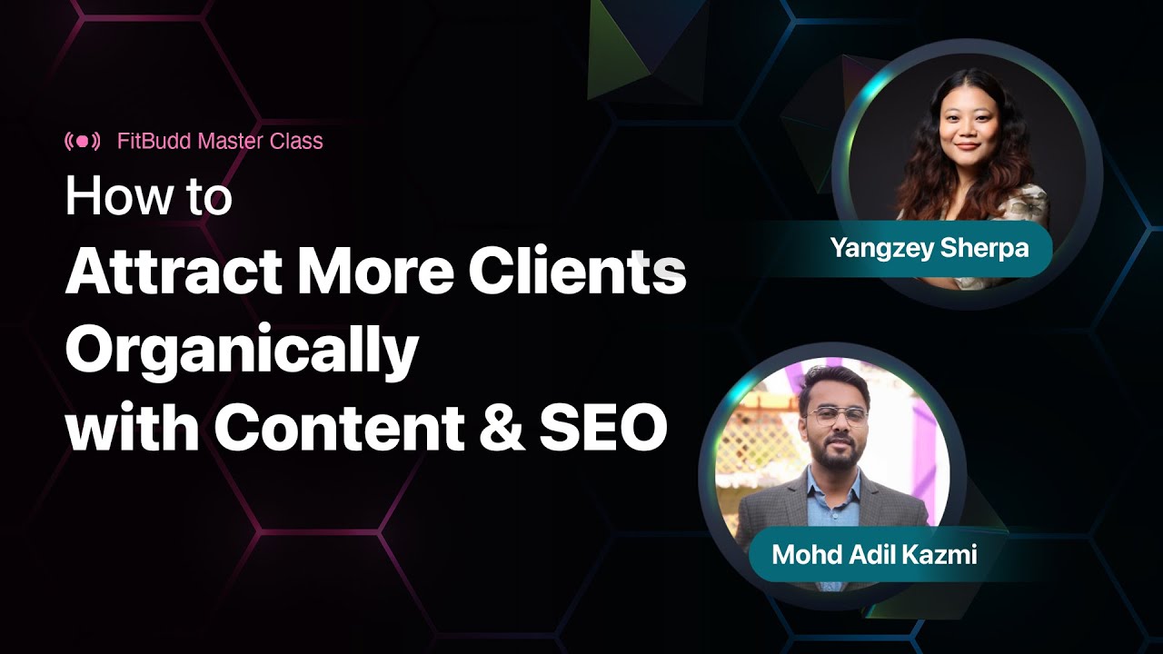 Masterclass Replay: How to Attract More Clients Organically with Content & SEO