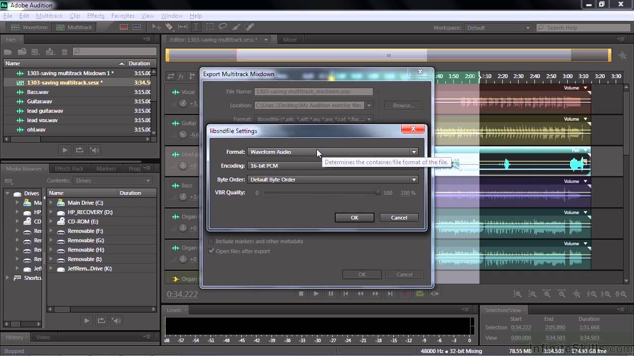 Adobe audition 3 recording mixing editing and mastering ...