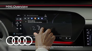 Audi Tech Tutorial: Q6 e-tron | MMI Overview
