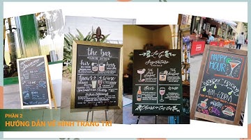 (Phần 2) Hướng dẫn trang trí bảng menu - www.thegioibang.com