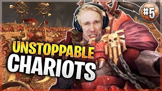 GOREBEAST CHARIOTS are INSANE! - Scarbrand Khorne Campaign - Total War: Warhammer 3 (Cobrak WH3)