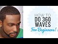 How to do 360 waves in minutes with lusters scurl comb thru texturizer  mens hairstyles 