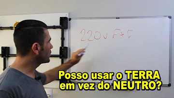 O que acontece se eu ligar o terra no neutro?