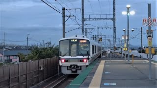 JR西日本 221系 F05編成 湖西線 B普通 近江舞子行き 女性車掌さん 京都駅  唐崎駅  20230901