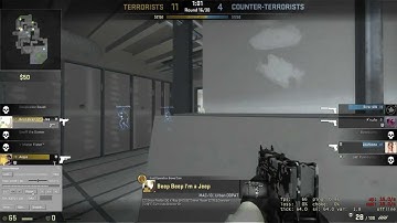 Mac10 during pistol round strat CS GO