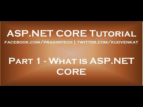 Video: Apa versi inti ASP NET saat ini?