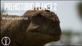 Prehistoric Planet 2 all scenes  Majungasaurus