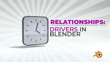 Relaties: maak een geautomatiseerde klok met drivers in Blender