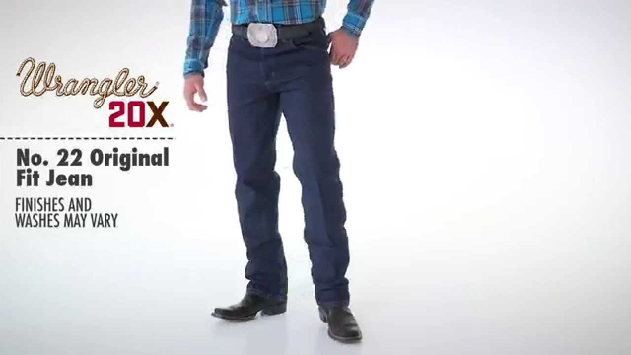 Wrangler 20X Men's Vintage Denim No. 22 Original Fit Jeans | Blain's Farm &  Fleet - YouTube