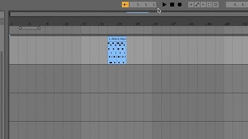 Ableton Live Quick Tips 5, Recording MIDI clips in ARRANGEMENT VIEW, basic steps