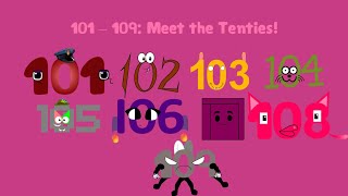Meet The Numberfangrams 101 - 109