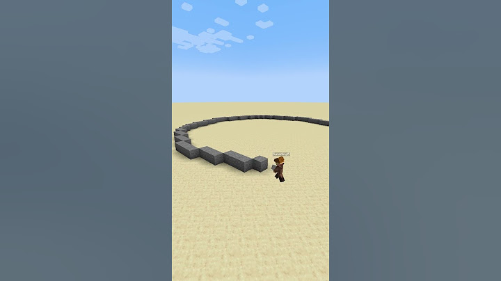 How To Build Circles in Minecraft!