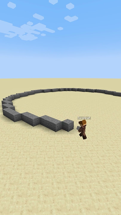 How To Build Circles in Minecraft!