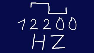 12200 hz square