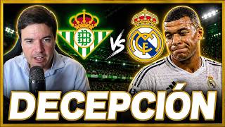 🚨QUÉ ACABE YA LA TEMPORADA. EL REAL MADRID PINCHA CONTRA EL BETIS