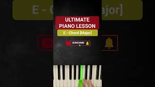 LEARN How to PLAY the E Major SCALE - Ultimate Piano LESSON