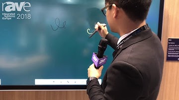 ISE 2018: CVTE Demos I65EA Interactive Display With PCAP Touch Technology