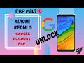 FRP! Разблокировка Xiaomi redmi 5! Гугл аккаунт без  ПК MIUI 10