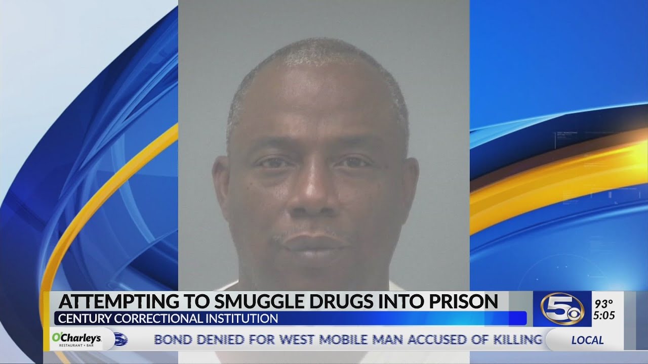 Man accused of trying to smuggle drugs into Century prison - YouTube