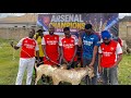 MIAKA 22 BILA UBINGWA;NI KUFURU MASHABIKI WA ARSENAL ARUSHA MOROMBO WASHEREHEKEA KWA KUCHINJA MBUZI