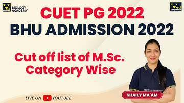 BHU PG Admission 2022 Update: BHU PG Cut Off 2022 [1st Round Category Wise Cut Off]