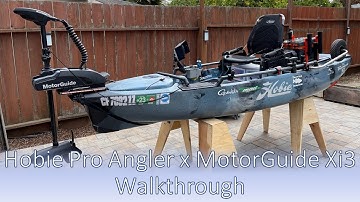 Motorguide Xi3 on Hobie Pro Angler 12 360 Walkthrough