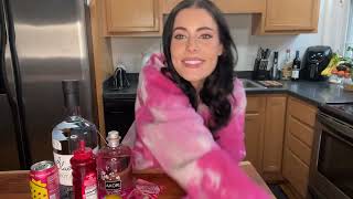 Making a Valentines Day Cocktail!