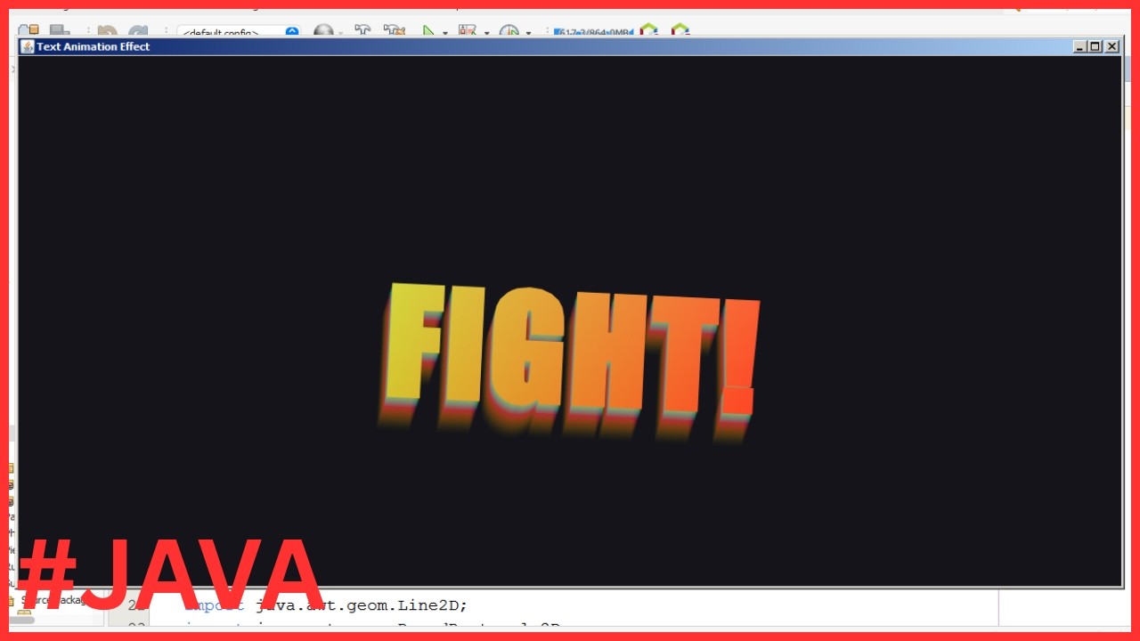 Java - How to Create Text Animations with Shadow And Gradient Colors In ...