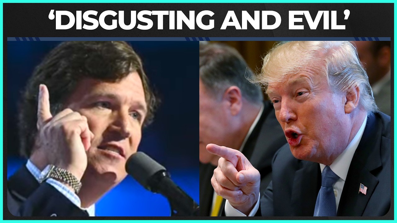 Trump LASHES OUT At Tucker Carlson!!!