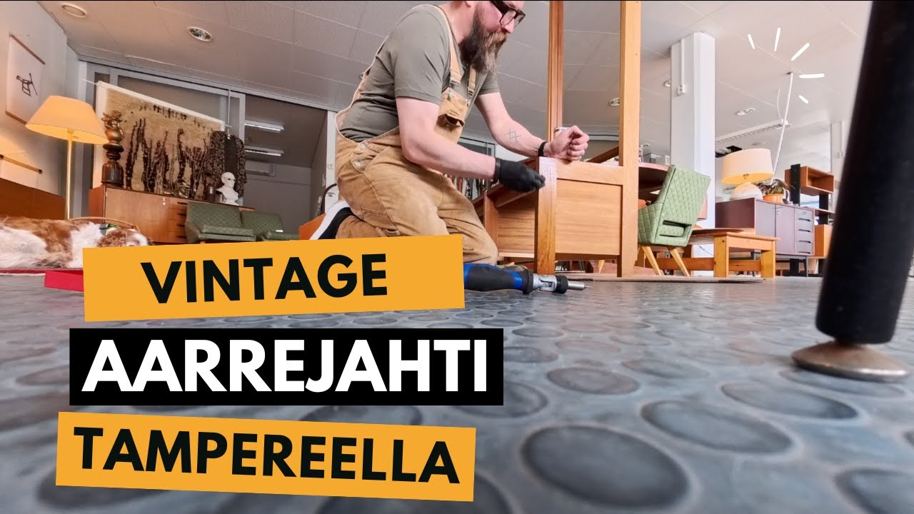 VIntage aarrejahti Tampereella! Katsotaan mitä löytyi.