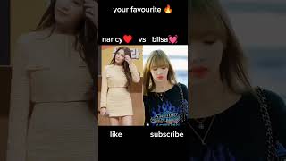 Nancy Vs Lisa x BTS V🔥Nancy momoland whatsApp status | the Navin Editz| #shorts #tranding #bts #kpop
