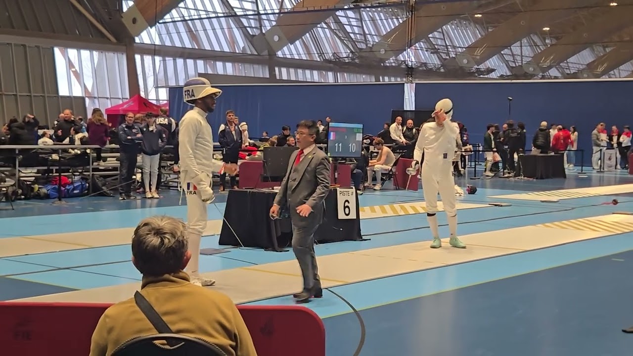 Мужская шпага MIDDLETON FRA VS YILU TPE T128, Ванкувер, 2025 г.