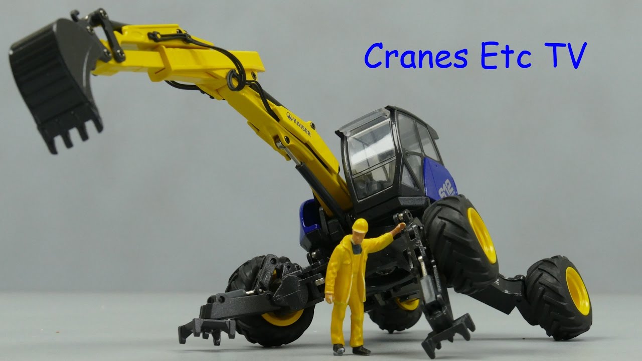 Conrad Kaiser S12 Allroad Walking Excavator by Cranes Etc TV YouTube