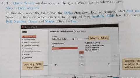 chapter 3( queries forms and reports in OpenOffice Base) std 8 part 1