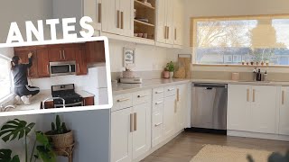 *ANTES Y DESPUES* mi cocina en Los Angeles (cambio radical) Raque Late Vlogs