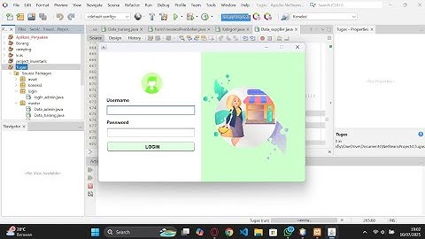 DEMO PROJEK PEMROGRAMAN VISUAL -- SISTEM INVENTARIS TOKO SEMBAKO BERBASIS JAVA NETBEANS