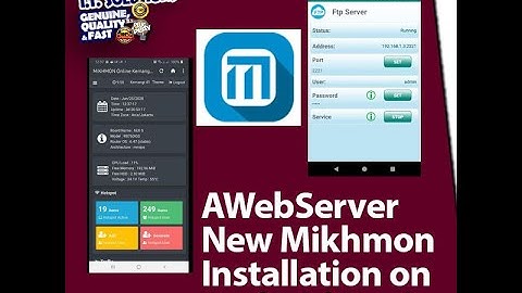 AWebServer Mikhmon Installation on Android Device 2021