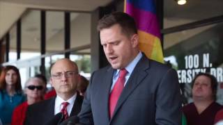 Patrick accused of ‘picking a fight’ over transgender bathroom i