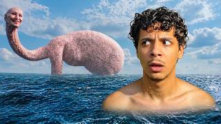I Swam Too Far In The Ocean.. (Human Head Sea Monster)