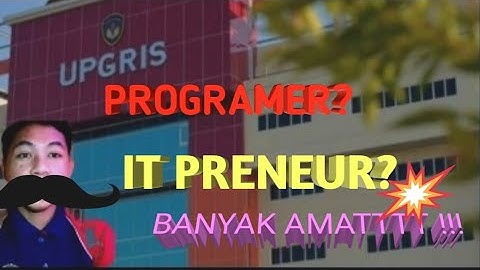 Belajar Buat Masa Depan!! Testimoni Menimba Ilmu di Prodi Informatika Upgris💫