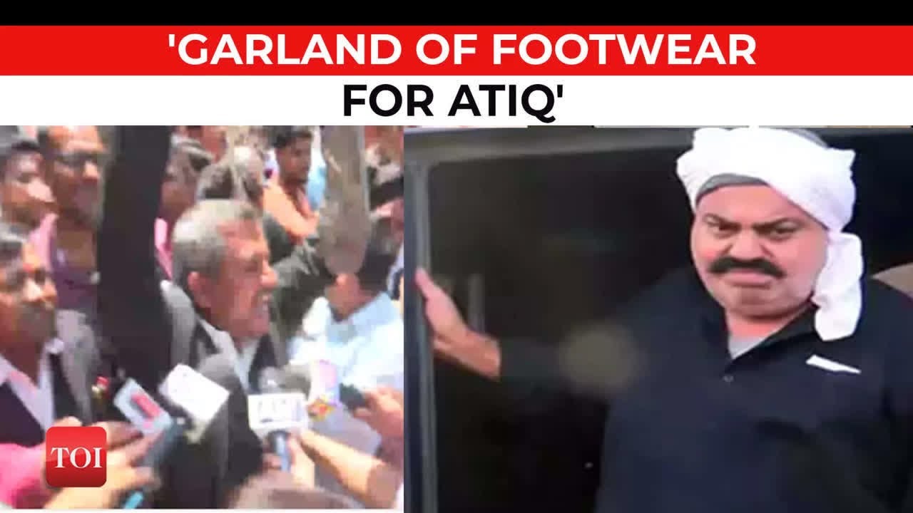 Garlanding with shoes and 'chappals': Man seeks justice for Umesh Pal in Atiq Ahmed case