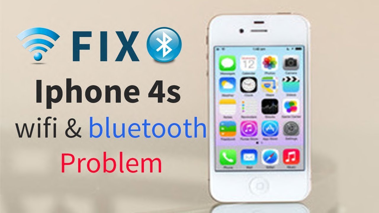 How To Fix Iphone 4s Wifi And Bluetooth Problem Youtube