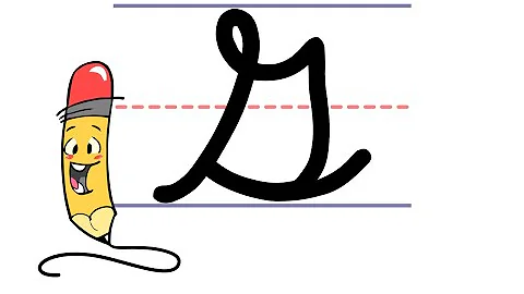 Pencil Pete's Cursive Writing - Uppercase G