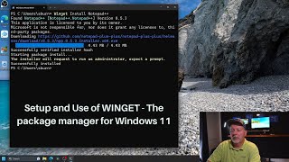 setup and use of the winget package manager for software development on  windows 11 #windows11